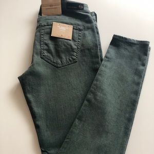 Brand new AG Adriano Goldschmied army green jeans